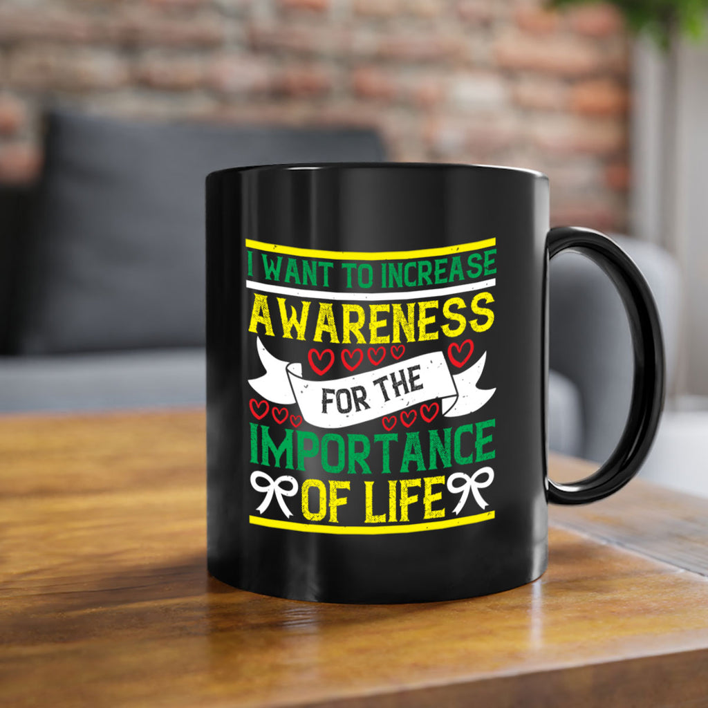 I want to increase awareness for the importance of life Style 44#- Self awareness-Mug / Coffee Cup
