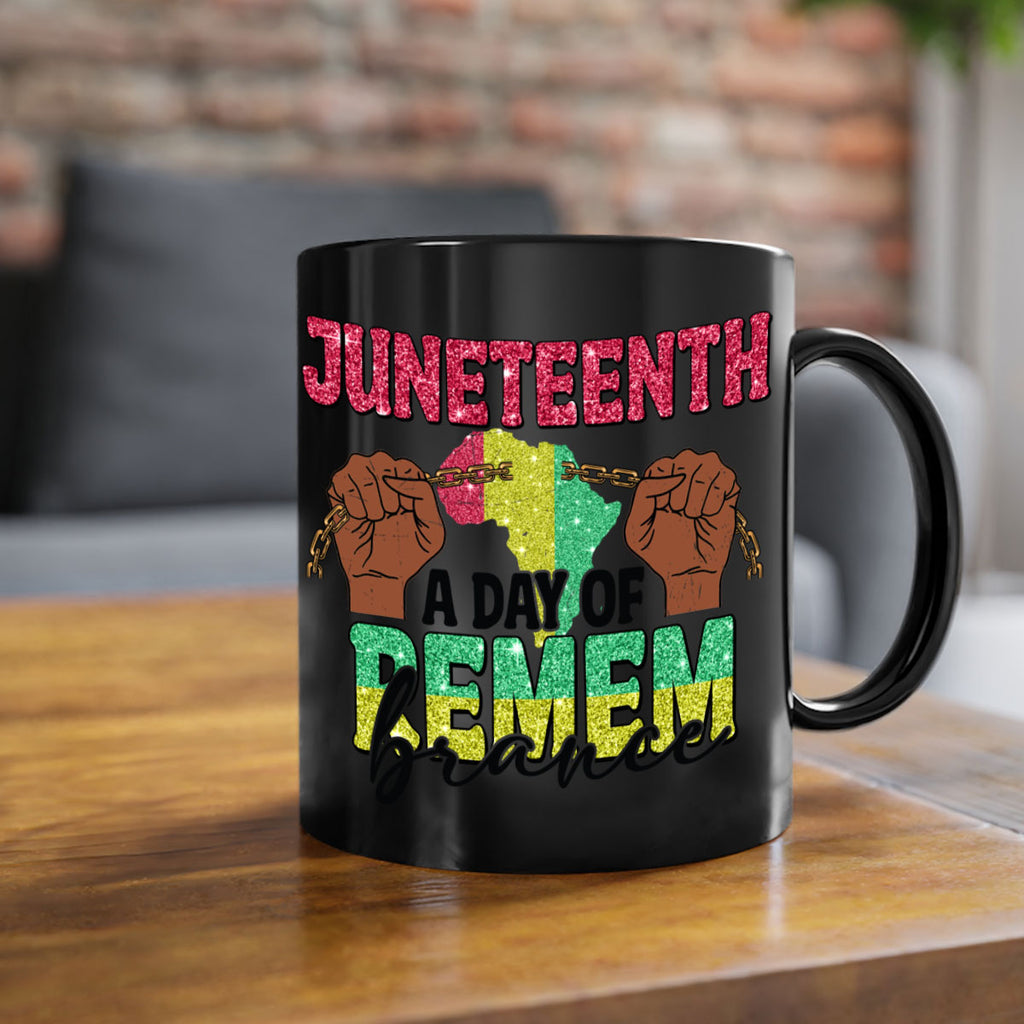 Juneteenth A Day Of Remembrance Png 9#- juneteenth-Mug / Coffee Cup