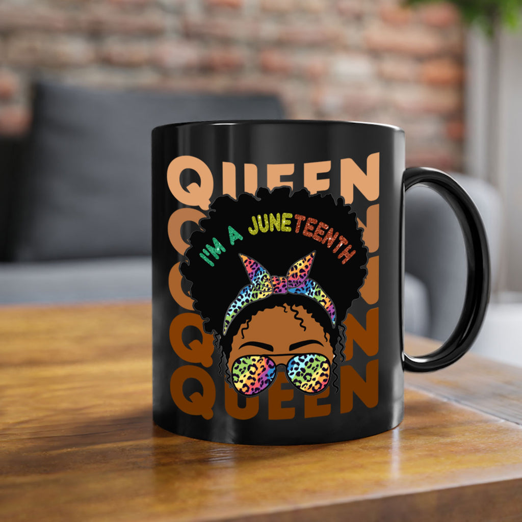 Juneteenth Queen Swag Black Melanin Png 26#- juneteenth-Mug / Coffee Cup