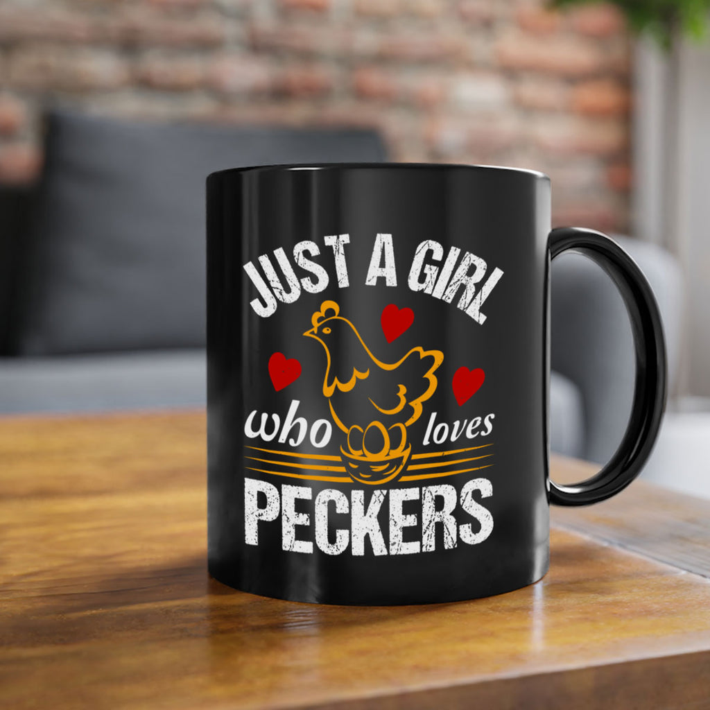 Just a girl who loves 46#- Farm and garden-Mug / Coffee Cup