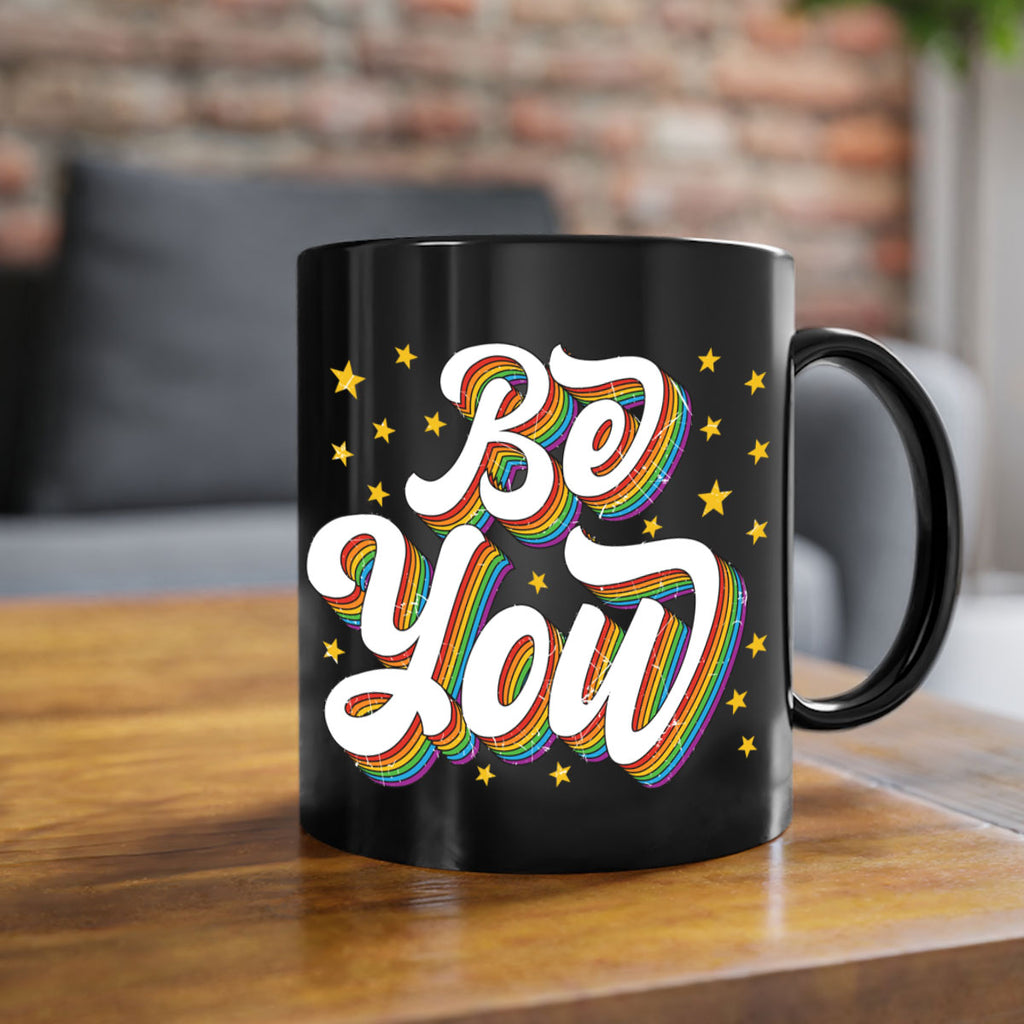 Lgbtq Be You Gay Pride Lgbt Ally Rainbow 31#- lgbt-Mug / Coffee Cup
