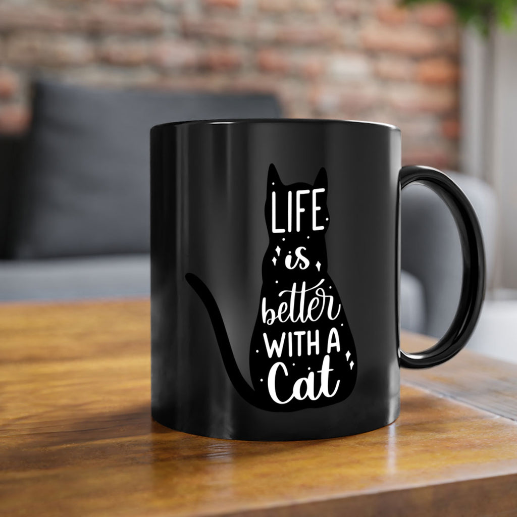 Life Is Better With A Cat Style 98#- cat-Mug / Coffee Cup