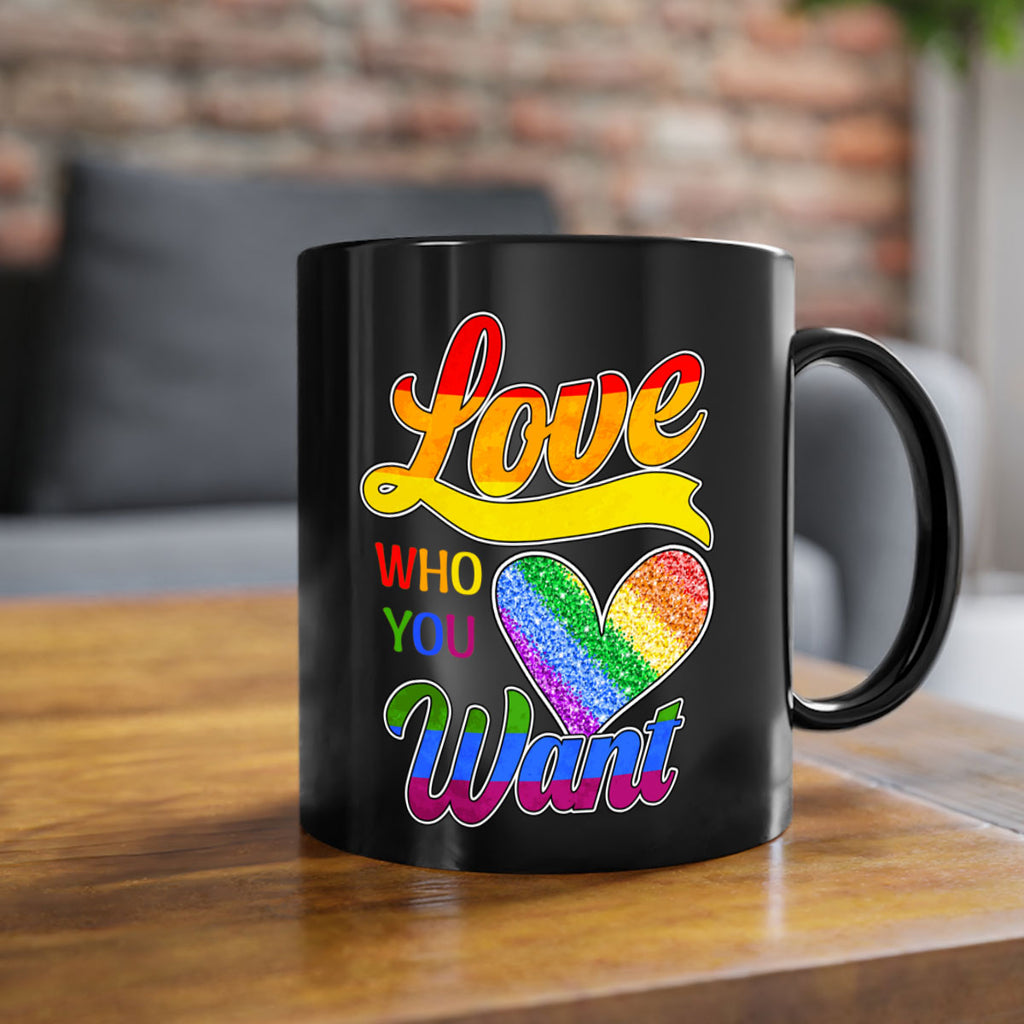 Love Who You Want Gay Pride Lgbt Png 21#- lgbt-Mug / Coffee Cup