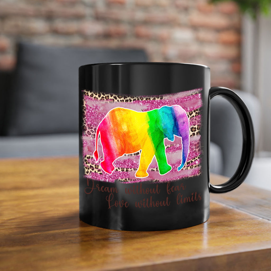 Love Without Limits Elephant Lgbt Pride 32#- lgbt-Mug / Coffee Cup