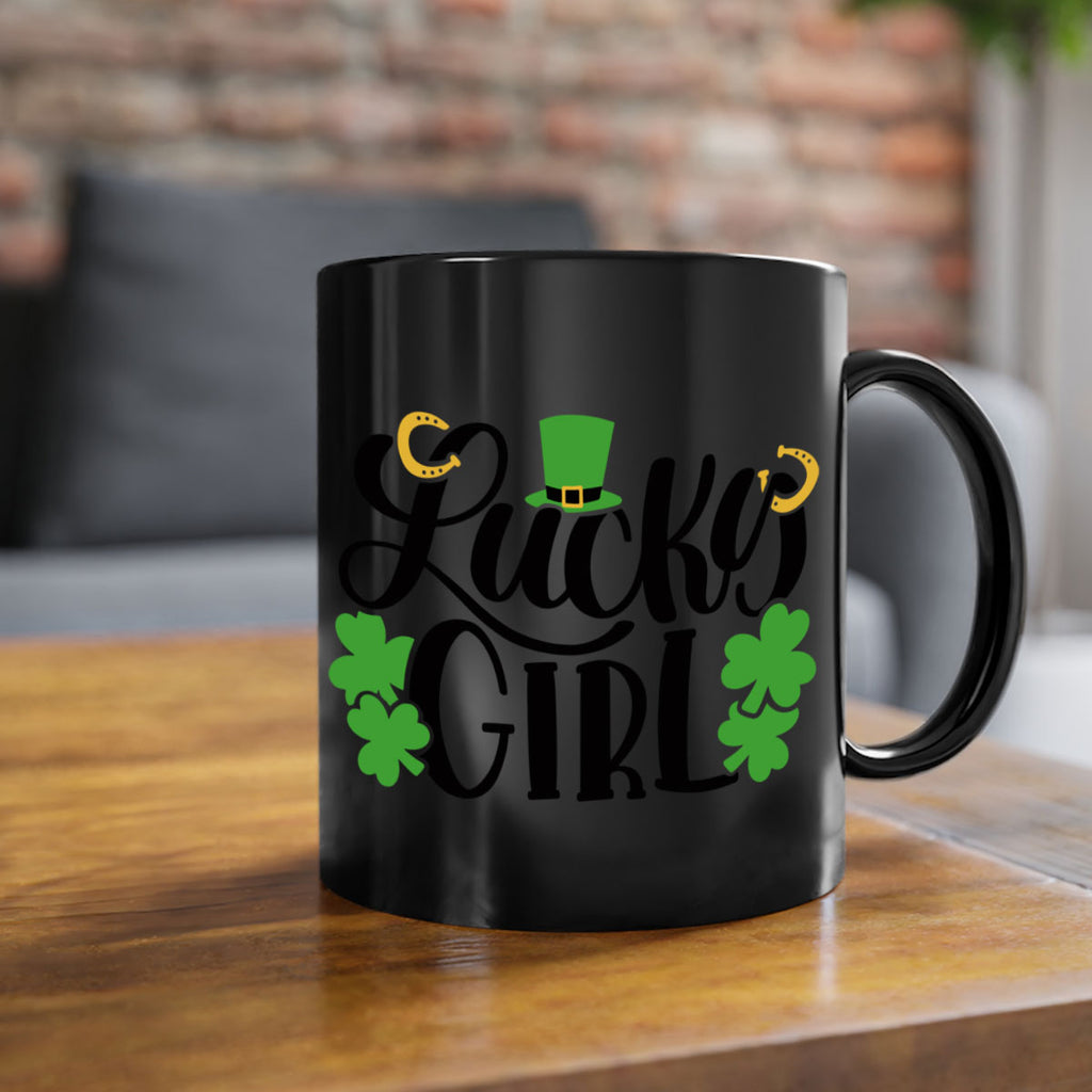 Lucky Girl Style 56#- St Patricks Day-Mug / Coffee Cup
