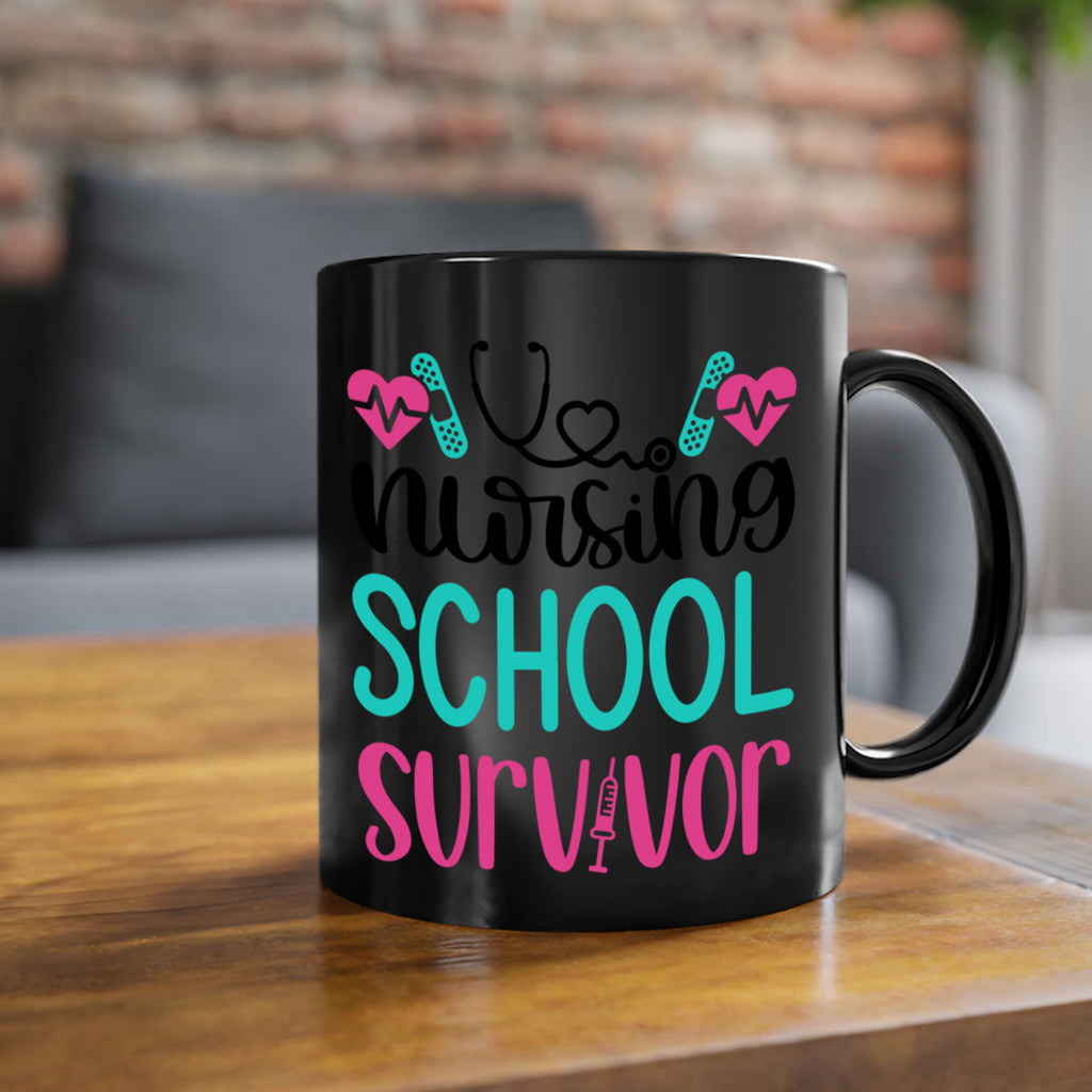 Nursing School Survivor Style Style 63#- nurse-Mug / Coffee Cup
