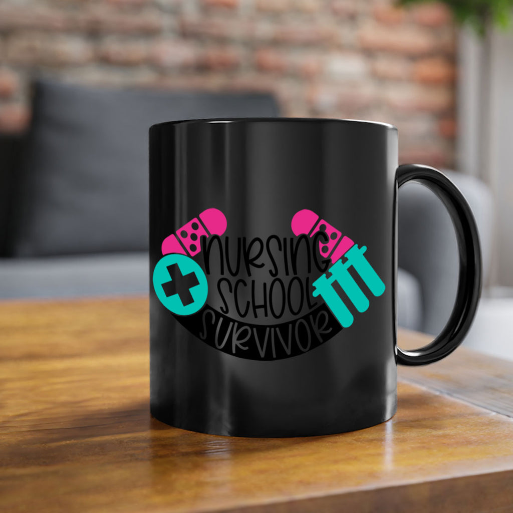 Nursing School Survivor Style Style 64#- nurse-Mug / Coffee Cup