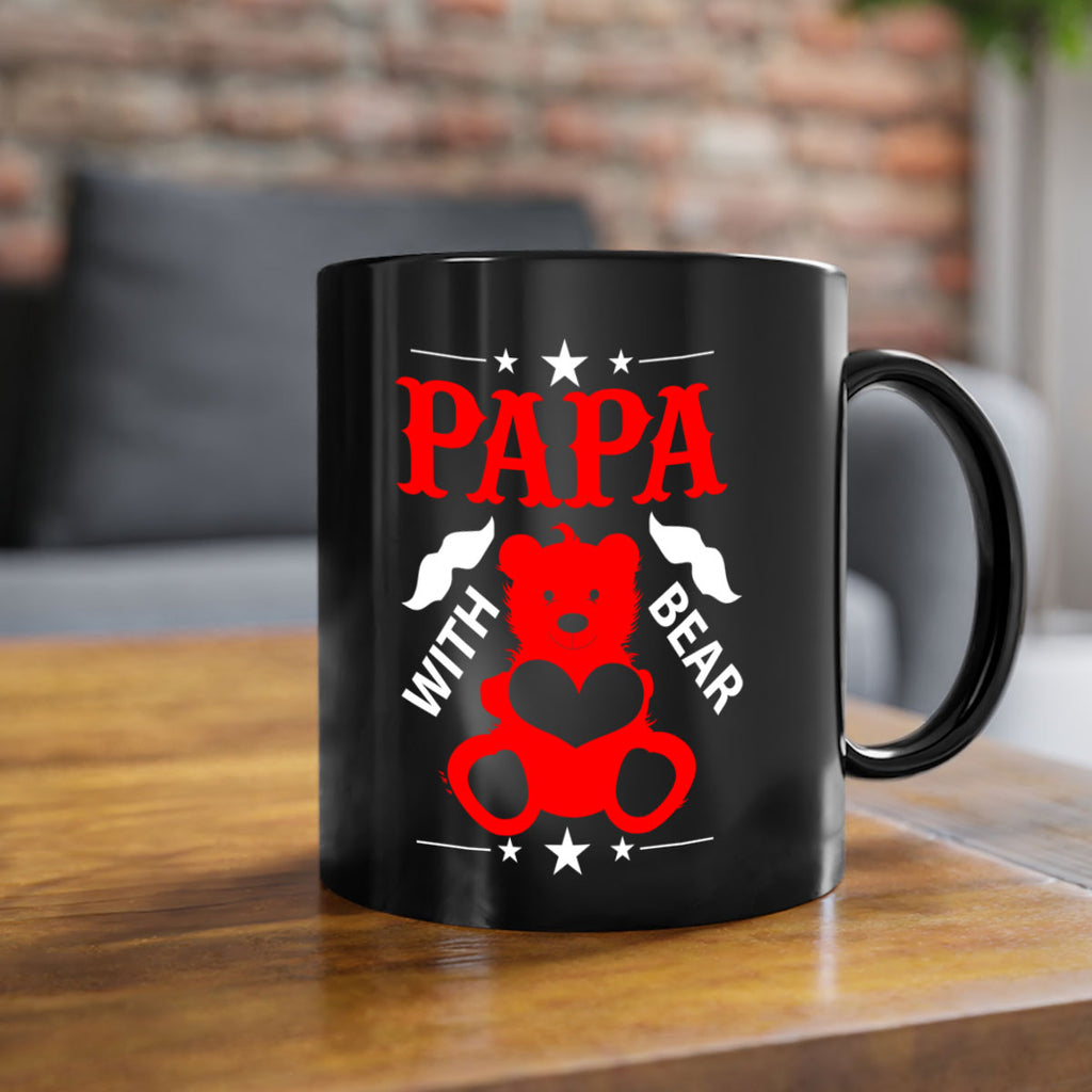 PAPA WITH BEAR 112#- grandpa-Mug / Coffee Cup