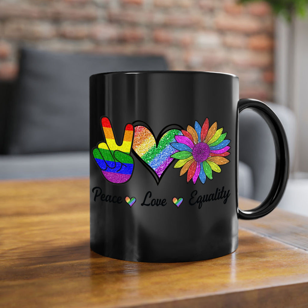 Peace Love Equality Lgbt Pride Design 40#- lgbt-Mug / Coffee Cup