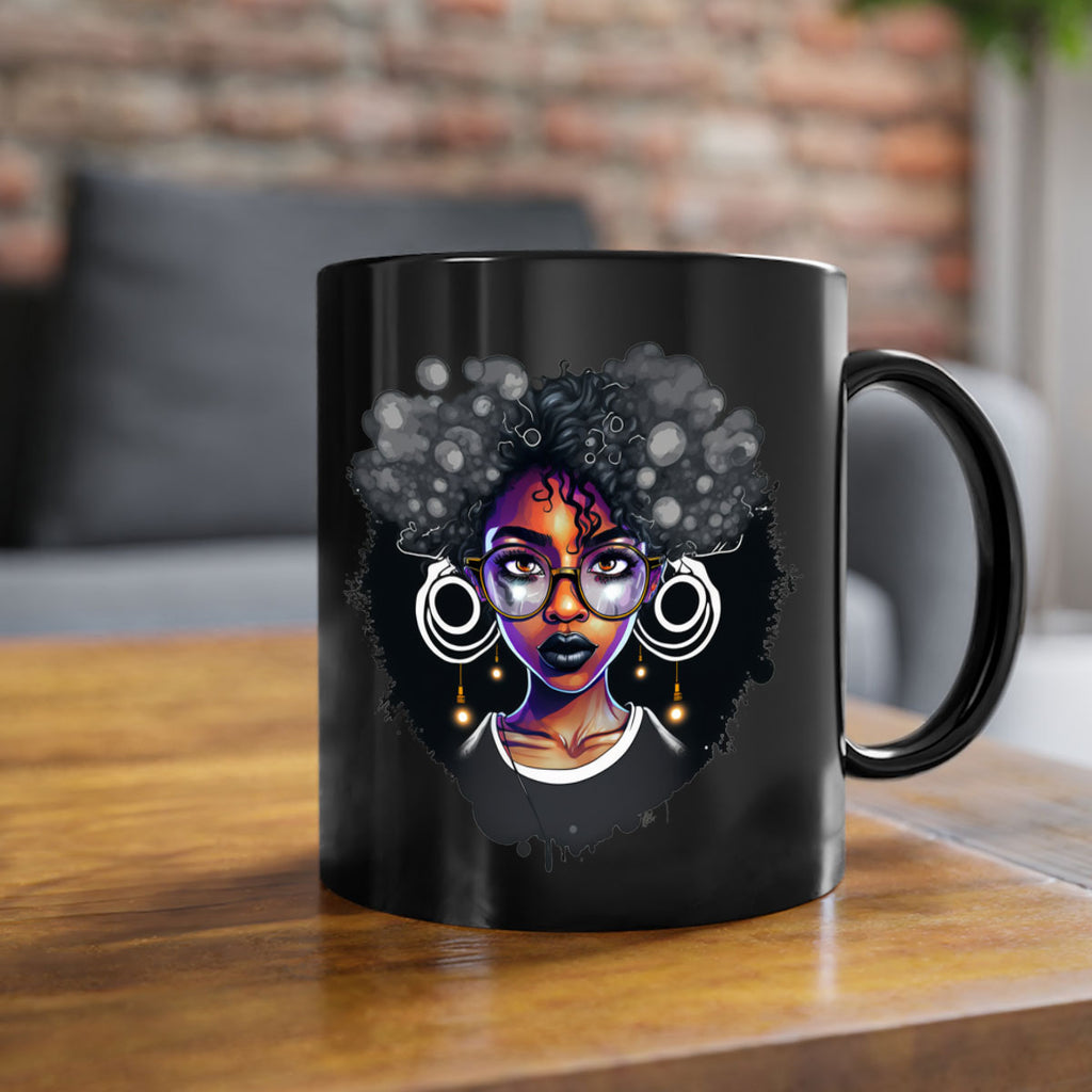 Sparkling Black Girl Design 10#- Black women - Girls-Mug / Coffee Cup