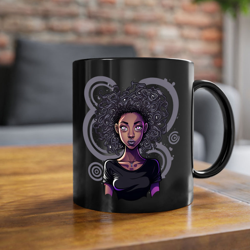 Sparkling Black Girl Design 14#- Black women - Girls-Mug / Coffee Cup