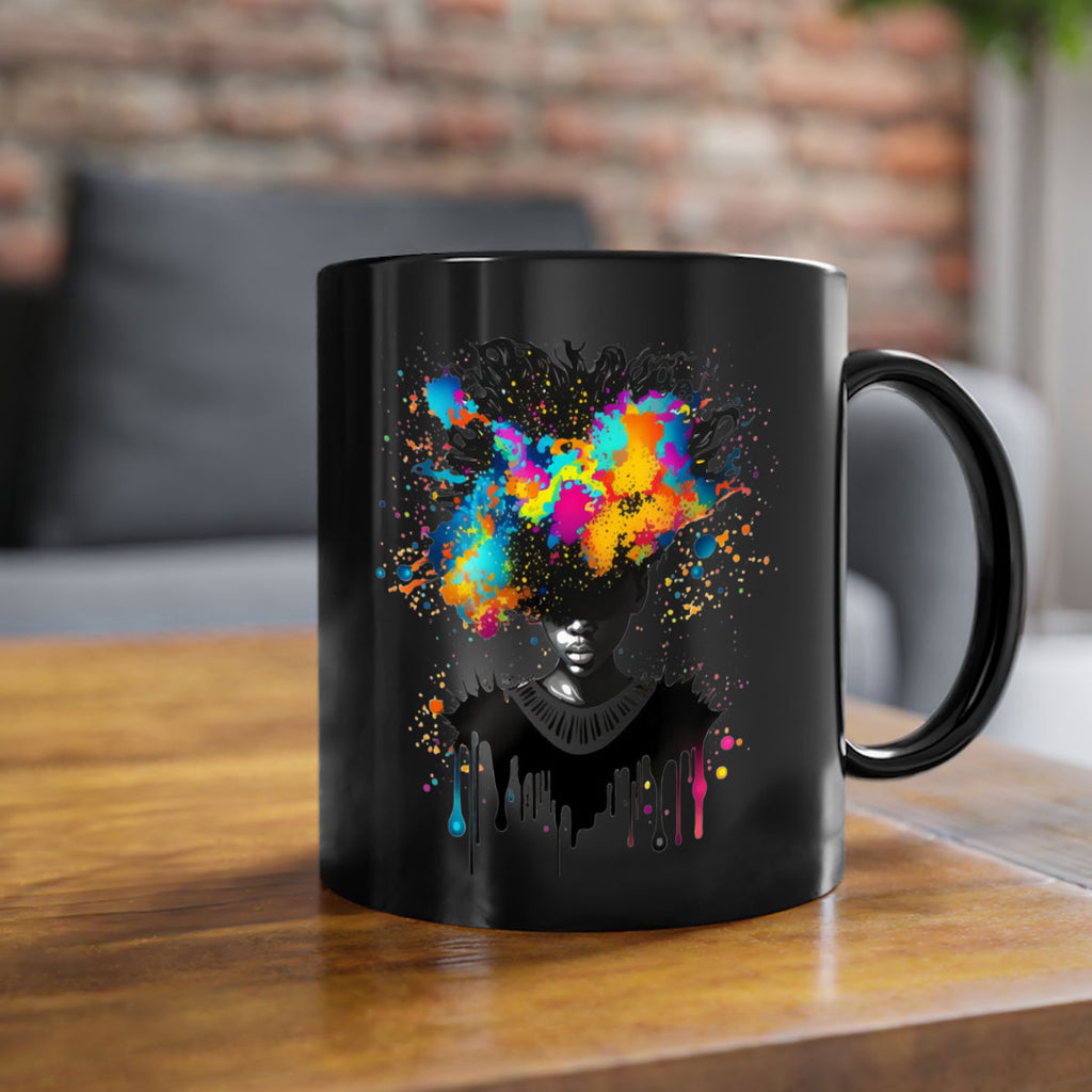 Sparkling Black Girl Design 16#- Black women - Girls-Mug / Coffee Cup
