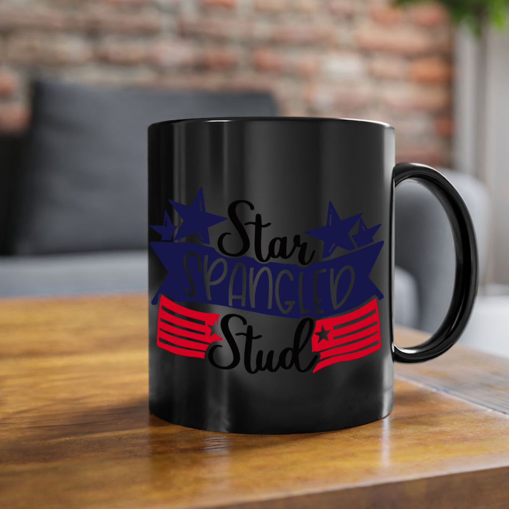 Star Spangled Stud Style 173#- 4th Of July-Mug / Coffee Cup