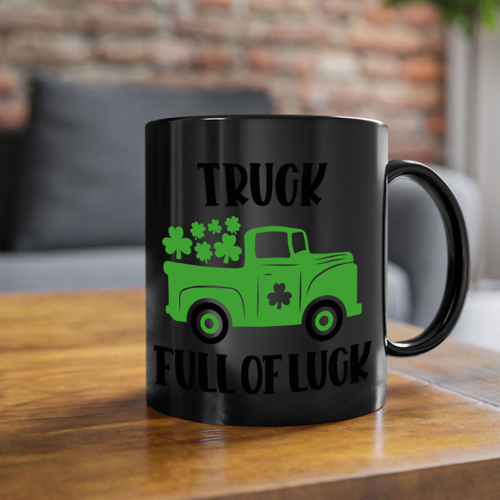 Truck Full Of Luck Style 19#- St Patricks Day-Mug / Coffee Cup