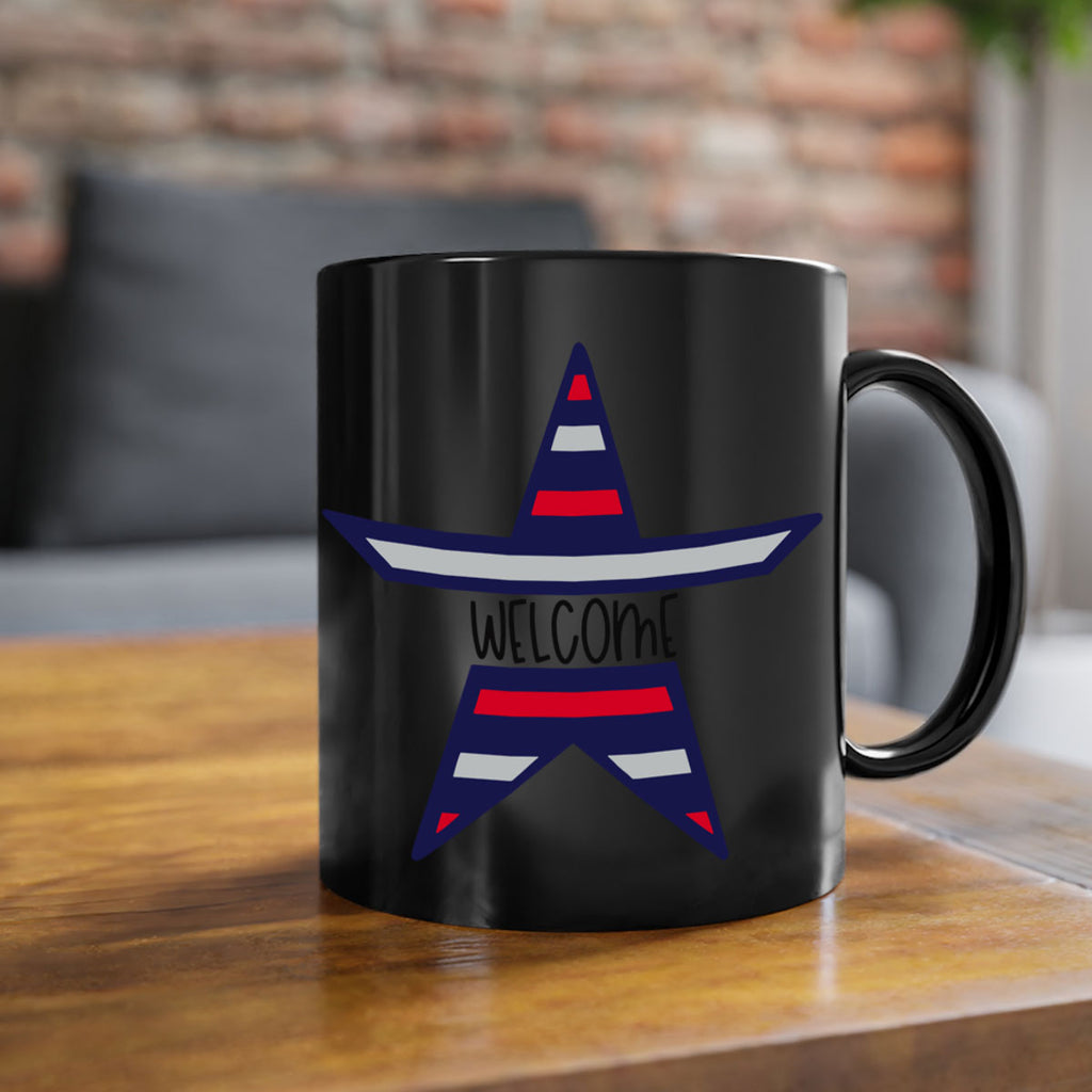Welcome Style 186#- 4th Of July-Mug / Coffee Cup