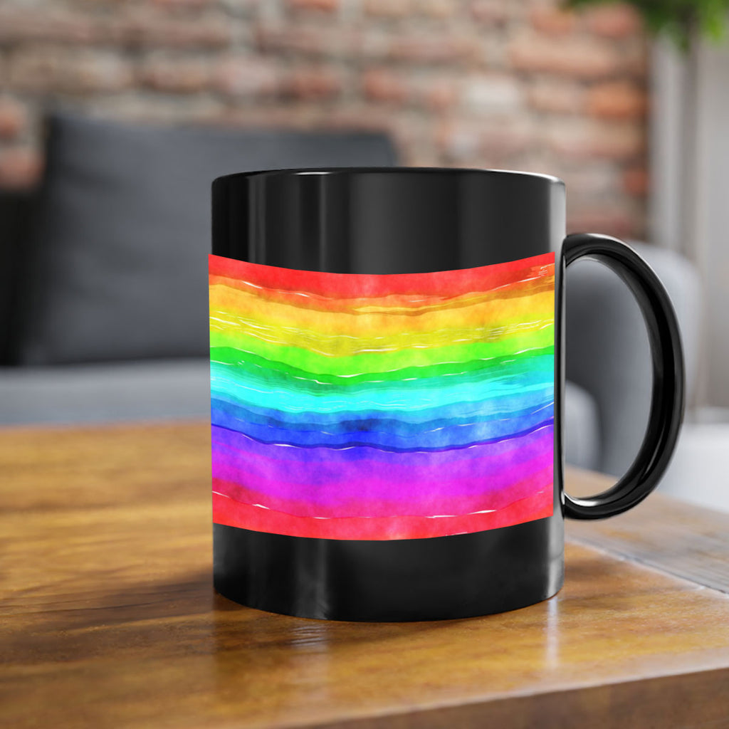 abstract rainbow 18#- lgbt-Mug / Coffee Cup