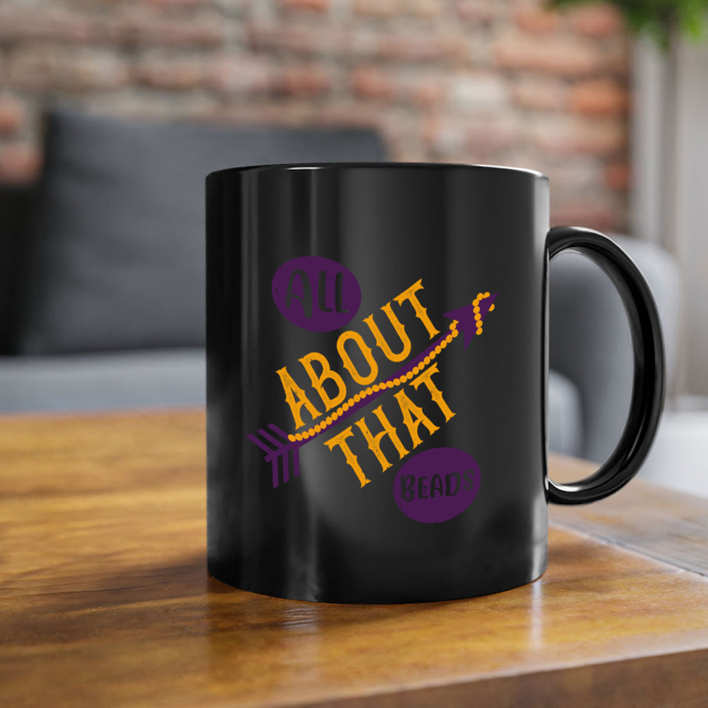 all about that beads 62#- mardi gras-Mug / Coffee Cup