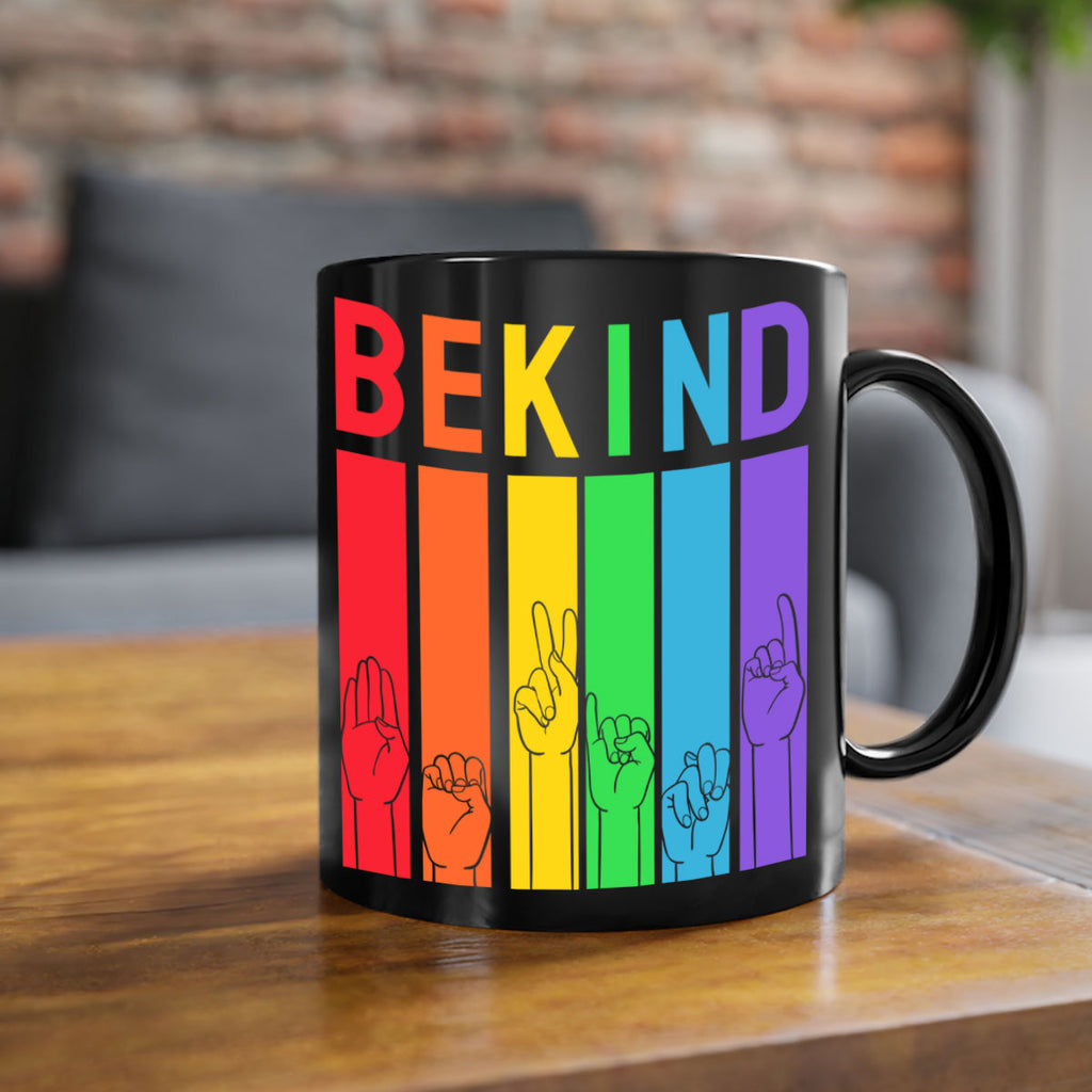 be kind hand sign language 163#- lgbt-Mug / Coffee Cup