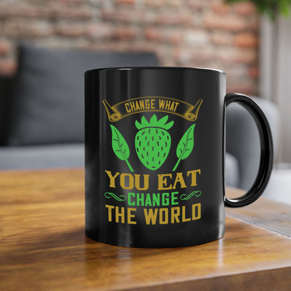 change what you eat change the world 146#- vegan-Mug / Coffee Cup