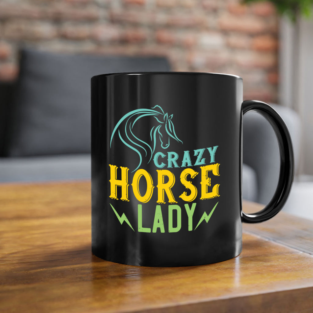 crazy horse lady Style 10#- horse-Mug / Coffee Cup