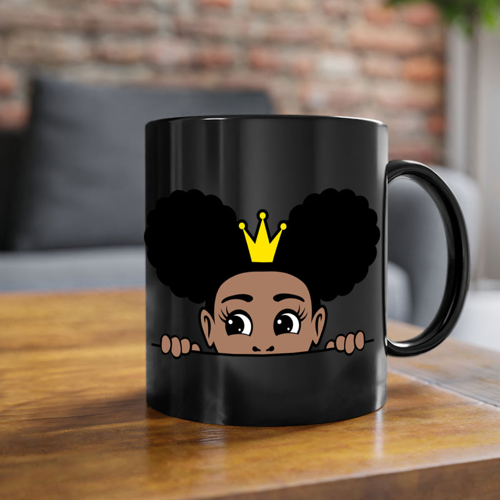 crown afro puffs 51#- Black women - Girls-Mug / Coffee Cup