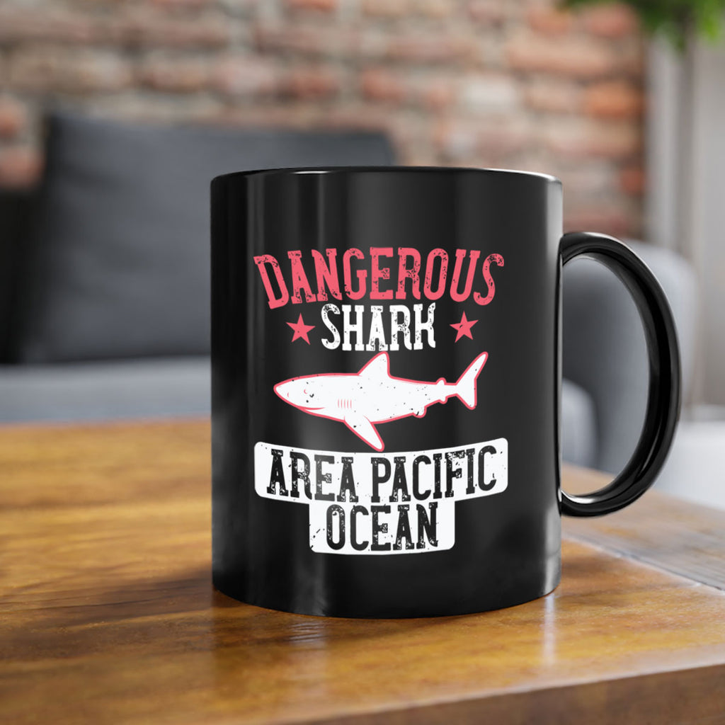 dangerous shark area pacific ocean Style 92#- Shark-Fish-Mug / Coffee Cup