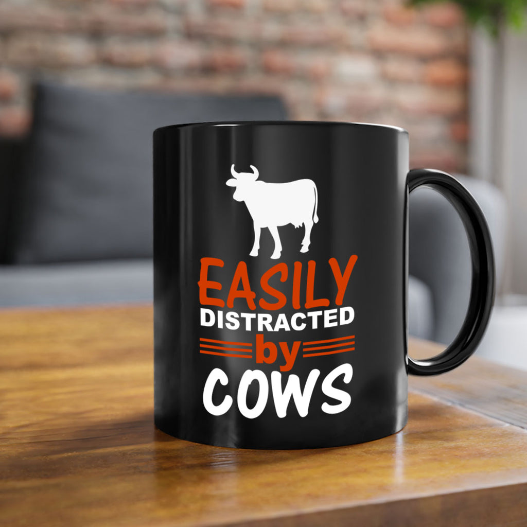 easily distracted by cows Style 4#- Cow-Mug / Coffee Cup