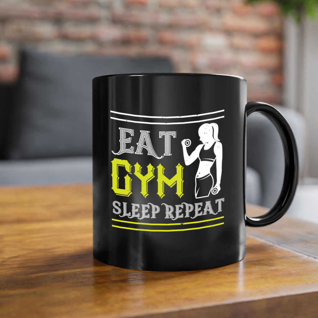 eat gym sleep repeat 69#- gym-Mug / Coffee Cup