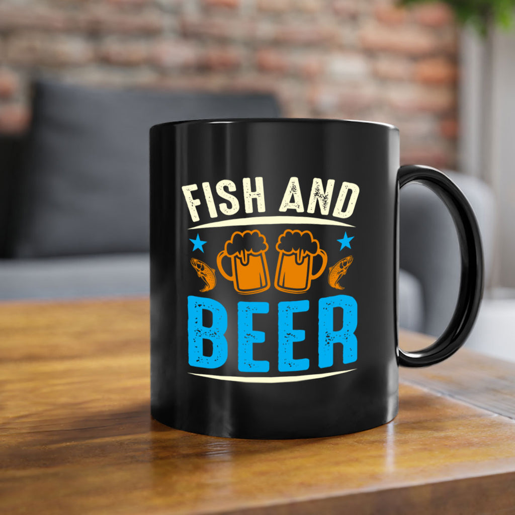 fish and beer 114#- beer-Mug / Coffee Cup