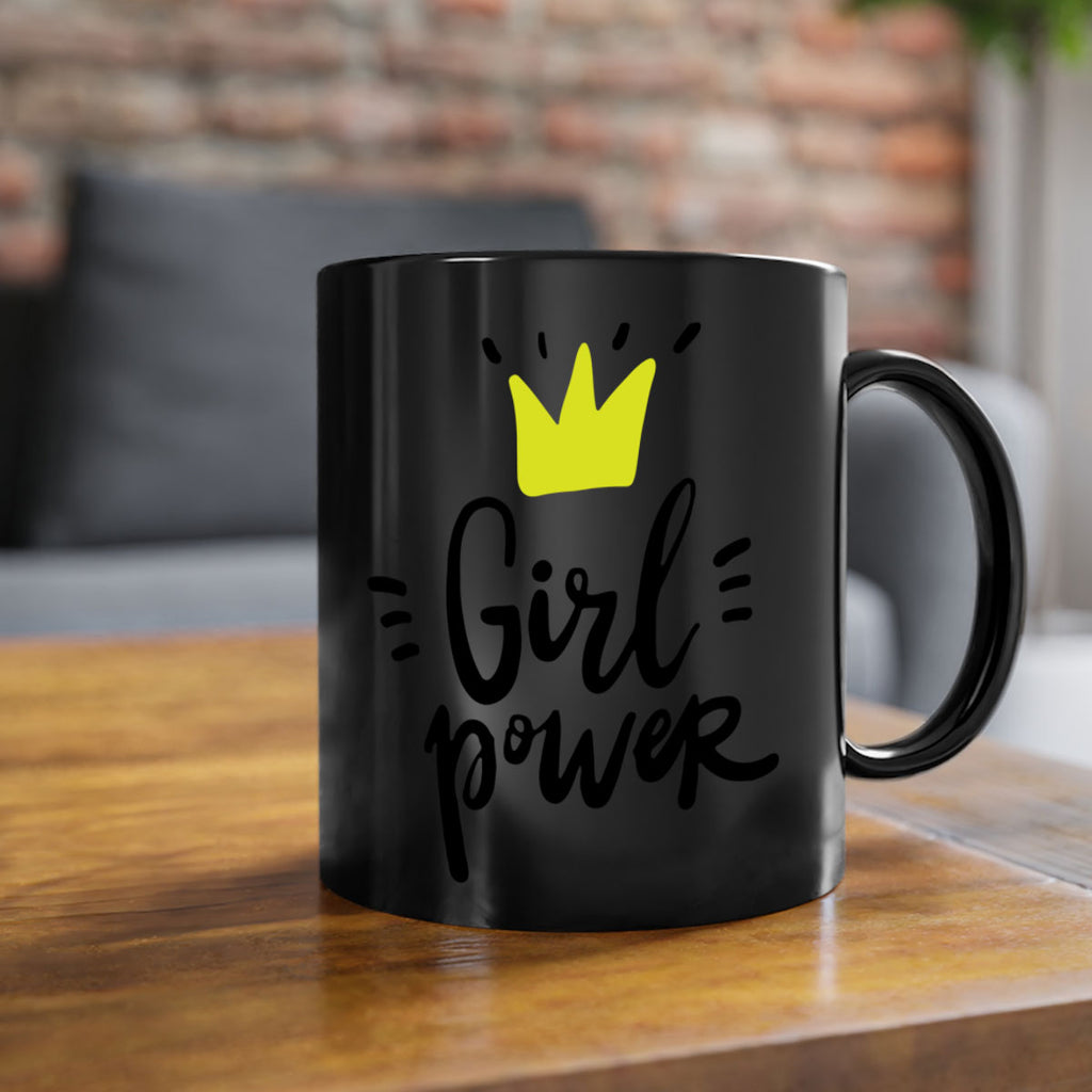 girl power crown 35#- Black women - Girls-Mug / Coffee Cup