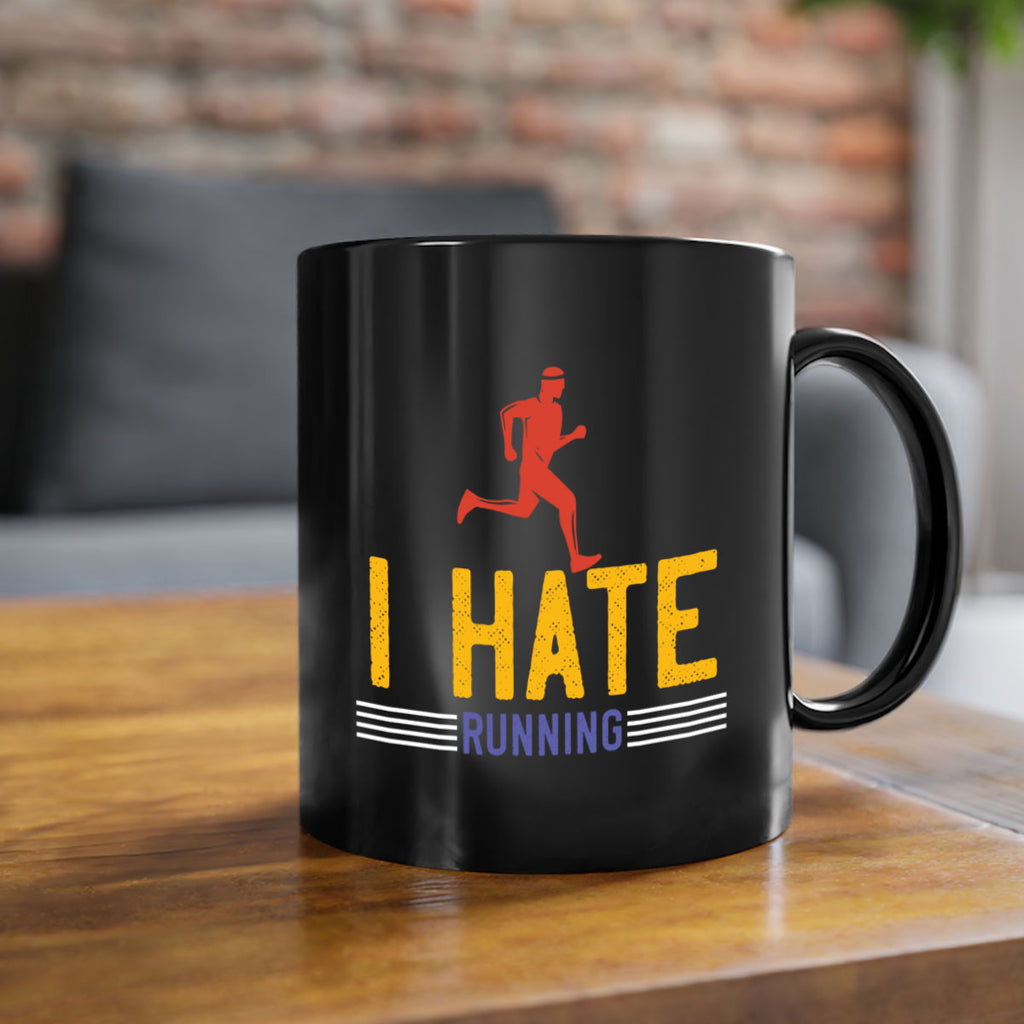 i hate running 40#- running-Mug / Coffee Cup