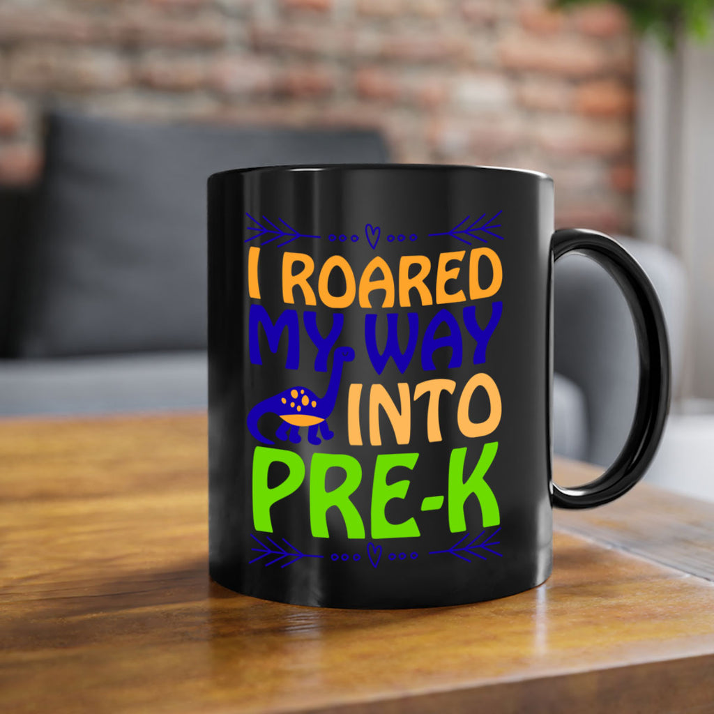 i roared my way into prek 20#- mardi gras-Mug / Coffee Cup