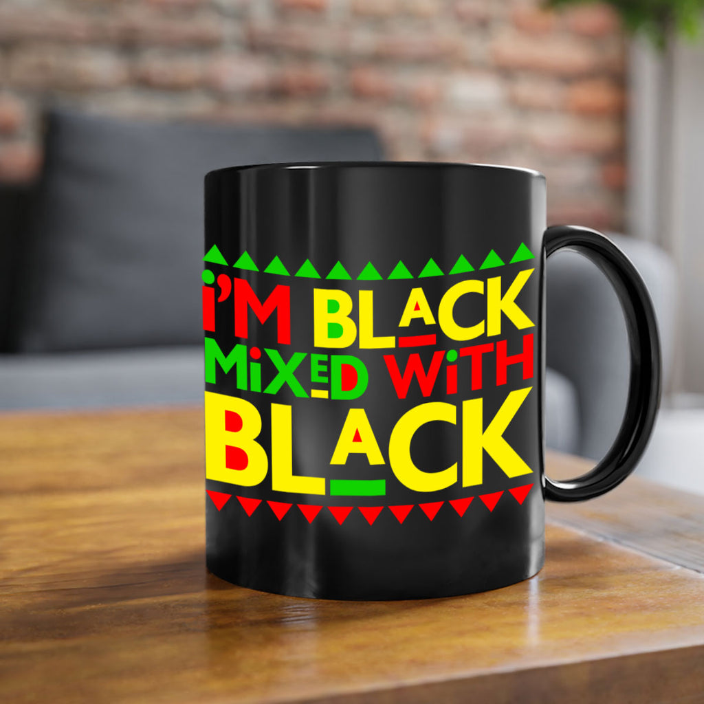 im  black  mixed with black  111#- black words - phrases-Mug / Coffee Cup