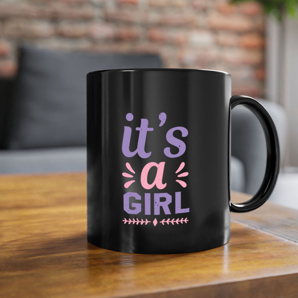 its a girl Style 32#- baby shower-Mug / Coffee Cup