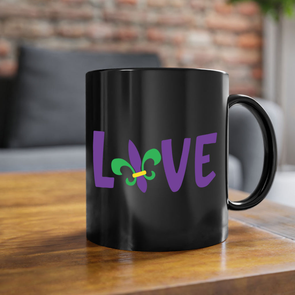 love 80#- mardi gras-Mug / Coffee Cup
