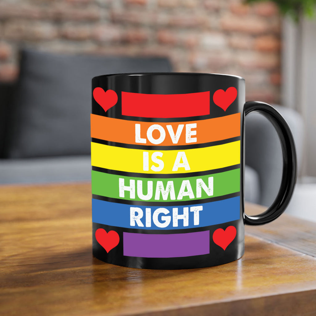 love is a human right lgbt 86#- lgbt-Mug / Coffee Cup