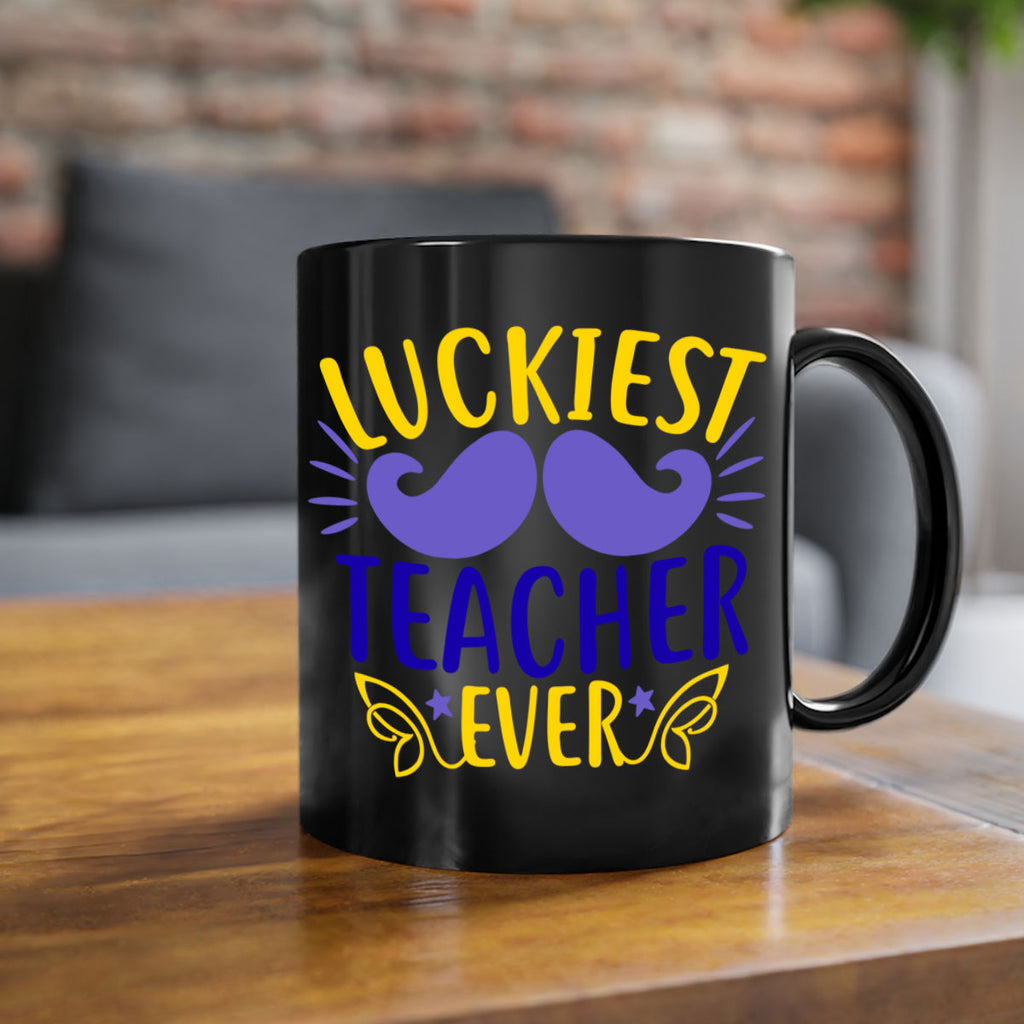 luckiest teacher ever 12#- mardi gras-Mug / Coffee Cup