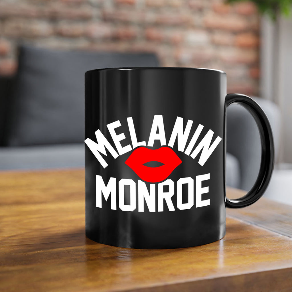 melanin monroe 89#- black words - phrases-Mug / Coffee Cup