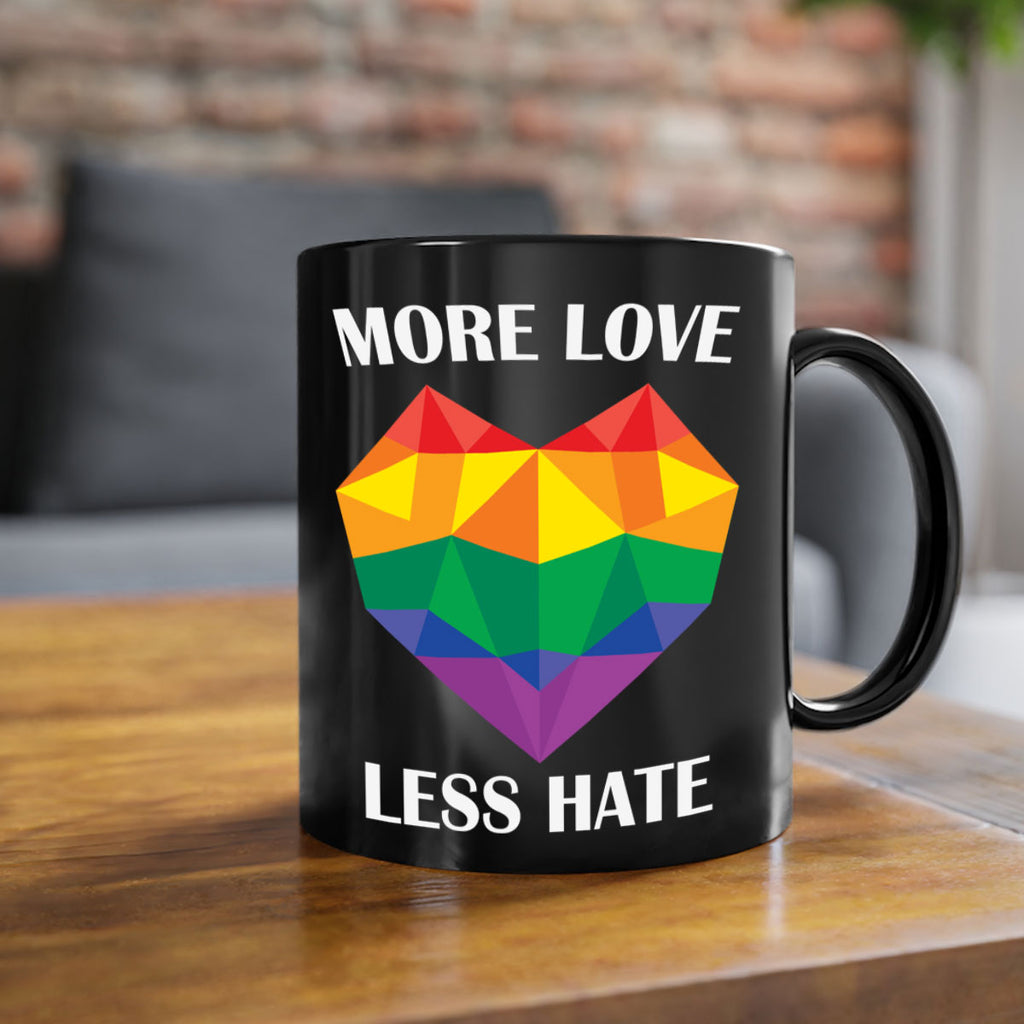 more love less hate lgbt lgbt 78#- lgbt-Mug / Coffee Cup