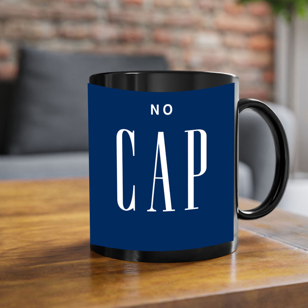 no cap 63#- black words - phrases-Mug / Coffee Cup