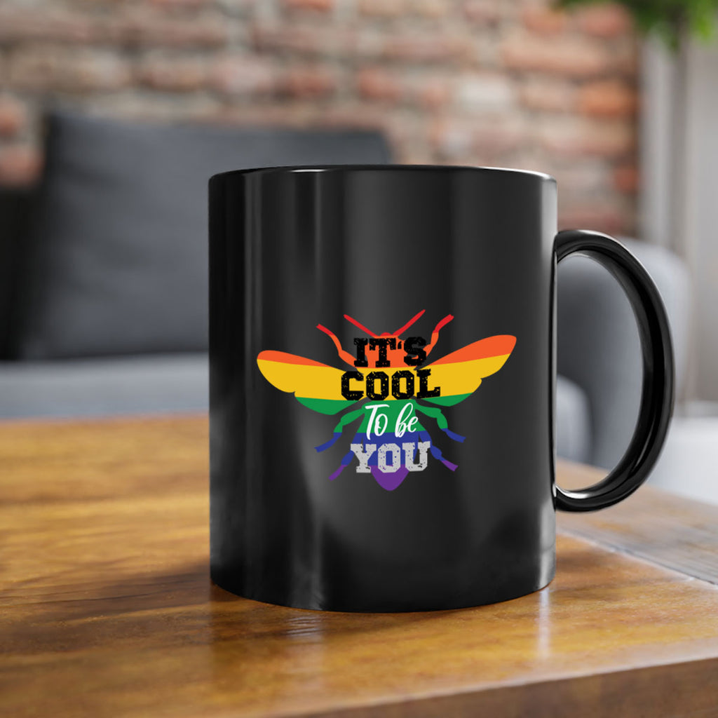 pride bee cool 70#- lgbt-Mug / Coffee Cup
