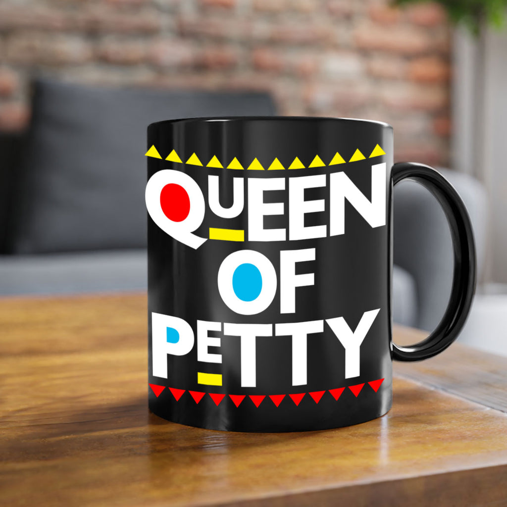 queen ofpetty 48#- black words - phrases-Mug / Coffee Cup