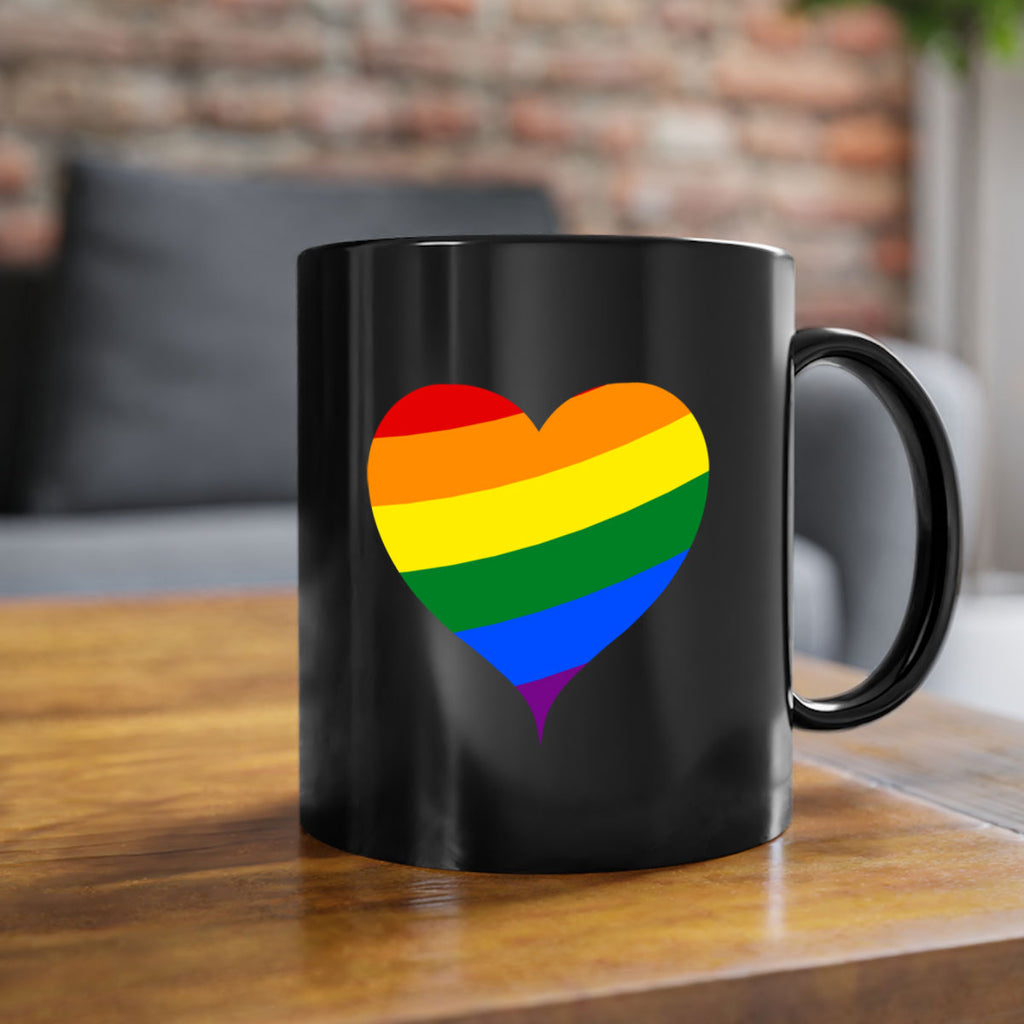 rainbow hear 8#- lgbt-Mug / Coffee Cup