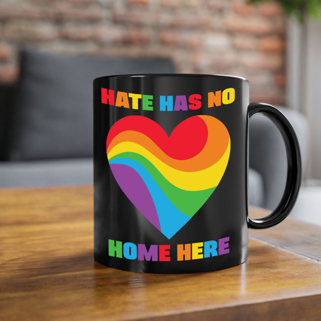 rainbow heart hate has no lgbt 30#- lgbt-Mug / Coffee Cup