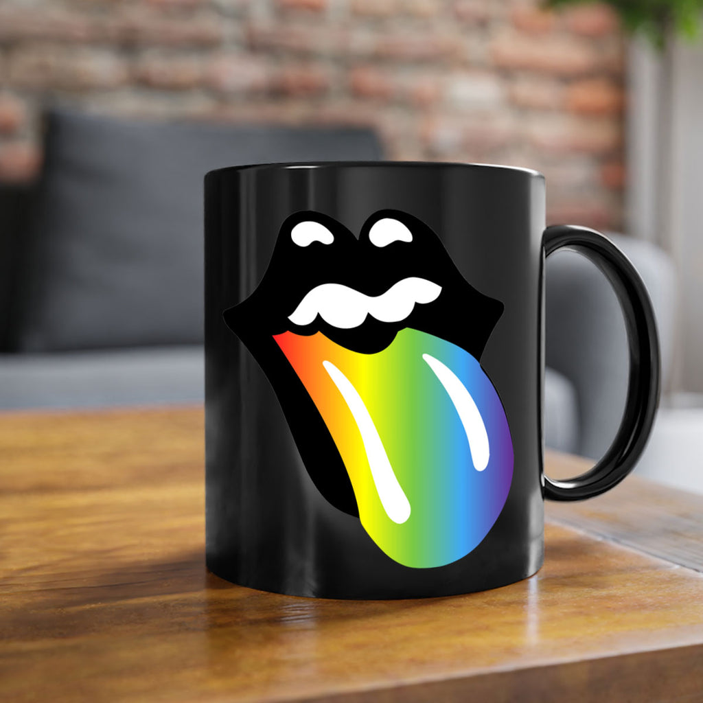 rainbow mouth and tongue 5#- lgbt-Mug / Coffee Cup