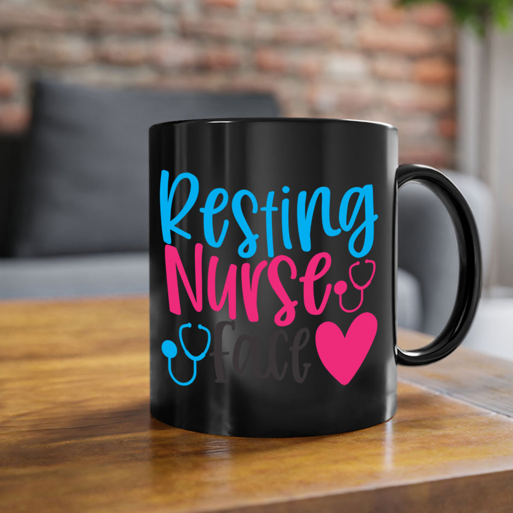 resting nurse face Style Style 56#- nurse-Mug / Coffee Cup