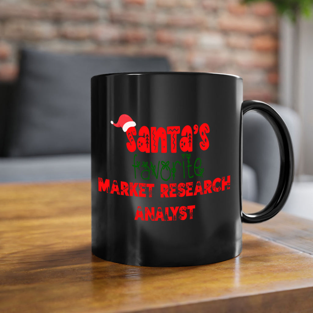 santas favorite market research analyst style 939#- christmas-Mug / Coffee Cup