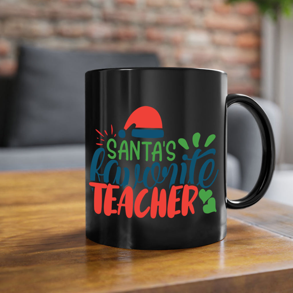 santas favorite teacher Style 151#- teacher-Mug / Coffee Cup