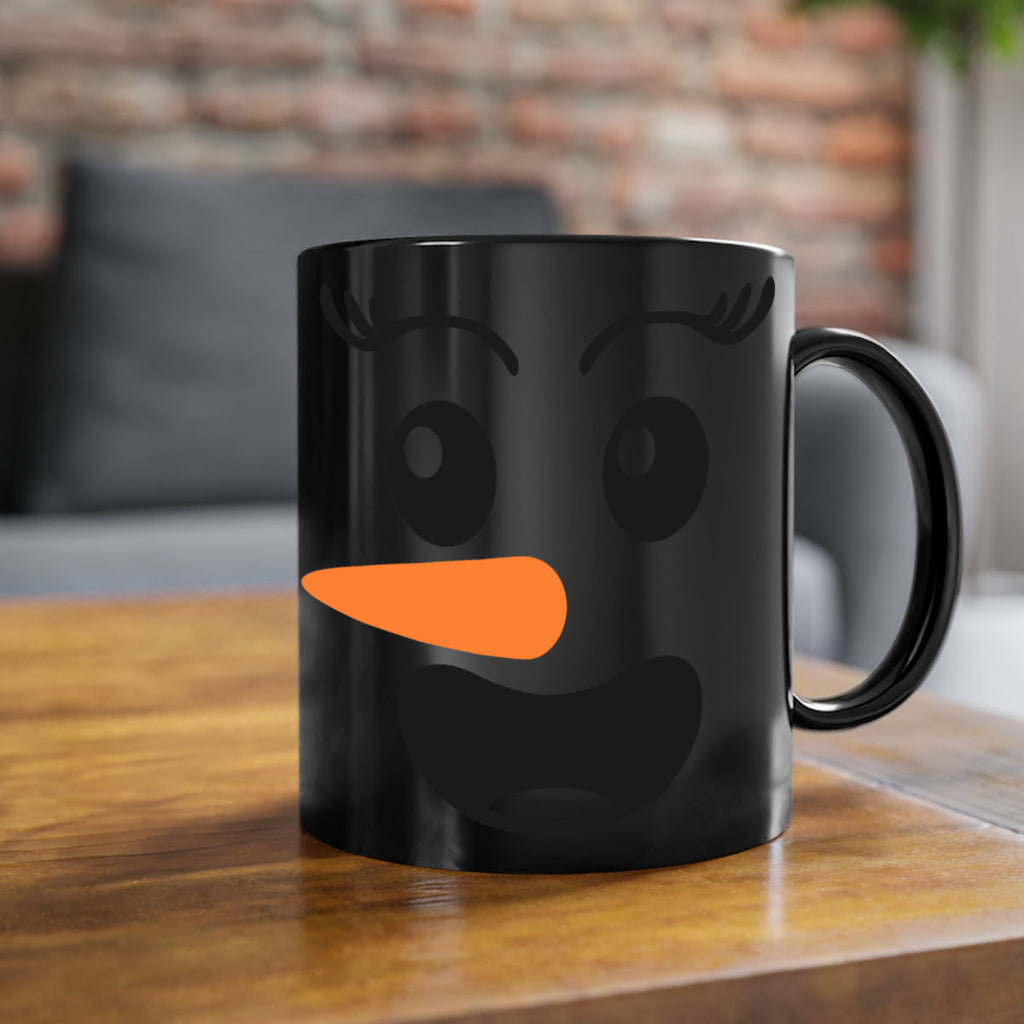 snowman face style 1180#- christmas-Mug / Coffee Cup