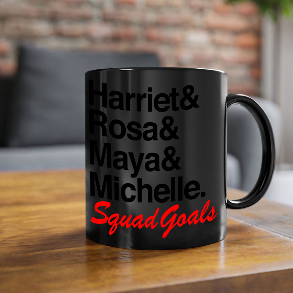 squad goals 26#- black words - phrases-Mug / Coffee Cup